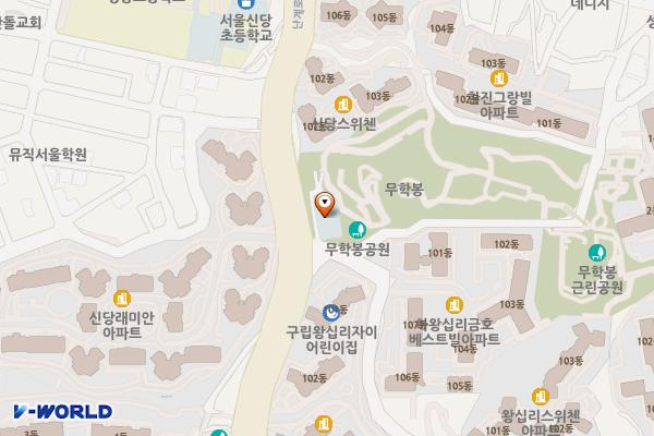 무학봉체육관 위치 지도 — 서울특별시 중구 난계로6길 8