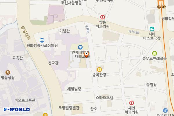 서울중부경찰서 민원실 위치 지도 — 서울특별시 중구 수표로 27
