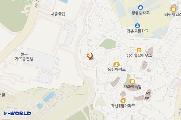 다산아트공영주차장 화장실 위치 지도 — 서울특별시 중구 동호로17길 173