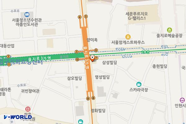을지로3가파출소 위치 지도 — 서울특별시 중구 충무로 56-1
