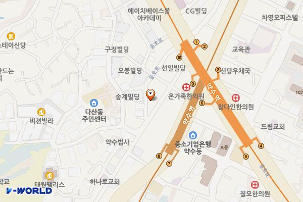 신당종합사회복지관 위치 지도 — 서울특별시 중구 동호로11길 22