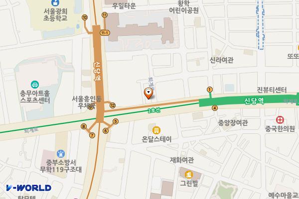 신당역(6) 화장실 위치 지도 — 서울특별시 중구 다산로 지하 260