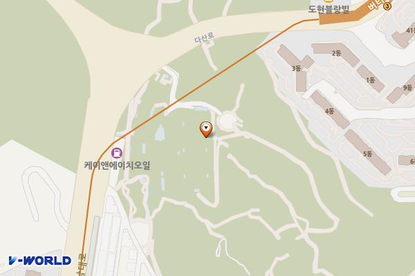 응봉근린공원 광장 화장실 위치 지도 — 서울특별시 용산구 한남동 726-180