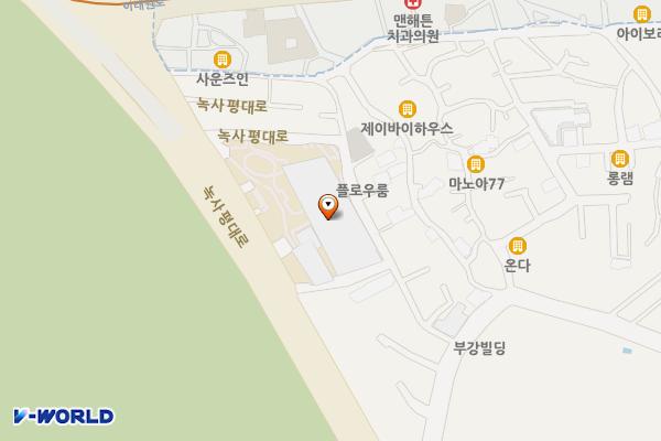 용산구청 개방화장실 위치 지도 — 서울특별시 용산구 녹사평대로 150 (이태원동, 용산구종합행정타운)