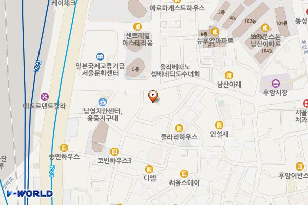 동자 어린이공원 위치 지도 — 서울특별시 용산구 한강대로104길 30-4 (동자동, 동자노인정)