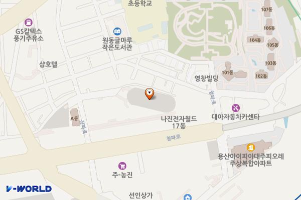 용산주차빌딩 위치 지도 — 서울특별시 용산구 새창로49길42