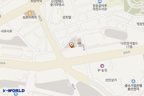 신계동 공중화장실 위치 지도 — 서울특별시 용산구 새창로49길4