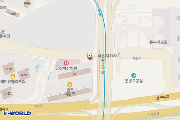 금강아산병원 위치 지도 — 서울특별시 용산구 이촌로 318 (이촌동, 금강아산병원)