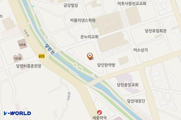 당진시장공영주차장 위치 지도 — 충청남도 당진시 당진시장서길13