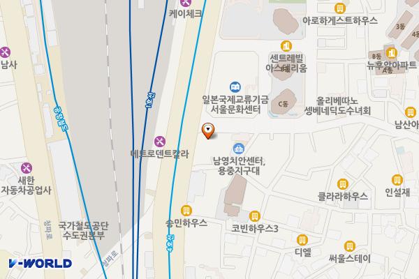 동자동 주유소 위치 지도 — 서울특별시 용산구 한강대로104길 6 (동자동, 동자주유소)