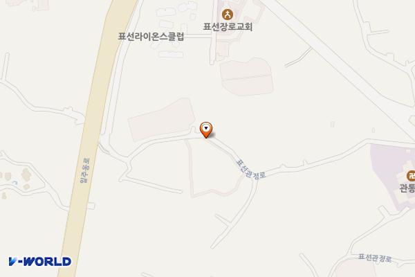 표선 의례회관 앞 공영주차장 위치 지도 — 제주특별자치도 서귀포시 표선면 표선리 2103