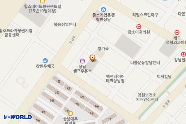 상남 제2 노외 위치 지도 — 경상남도 창원시 성산구 상남동 30-2