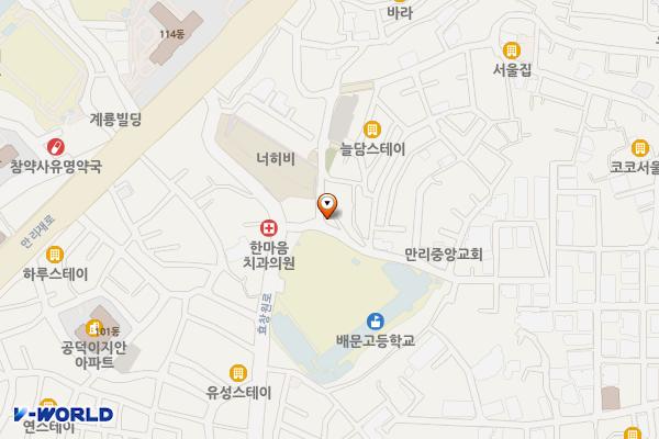 서계경로당 위치 지도 — 서울특별시 용산구 효창원로104길 7 (서계동, 서계1경로당)