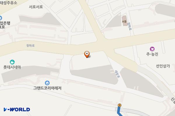 나진상가 위치 지도 — 서울특별시 용산구 청파로 100 (한강로3가, 나진상가)