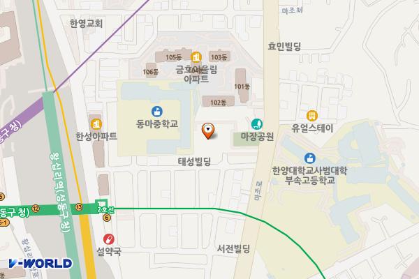 마장국민체육센터 위치 지도 — 서울특별시 성동구 마조로11길 6