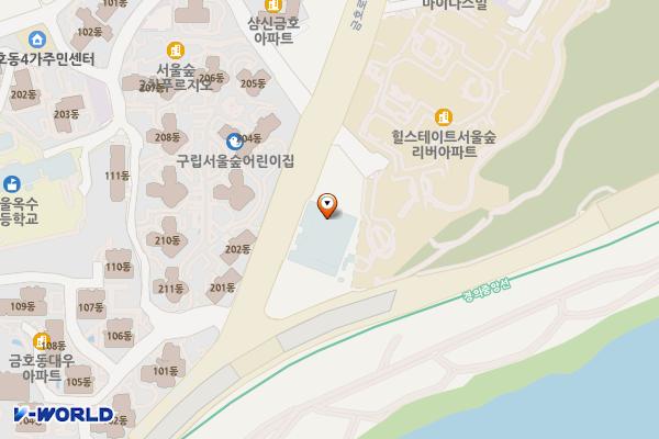 금호스포츠센터 위치 지도 — 서울특별시 성동구 금호로 20