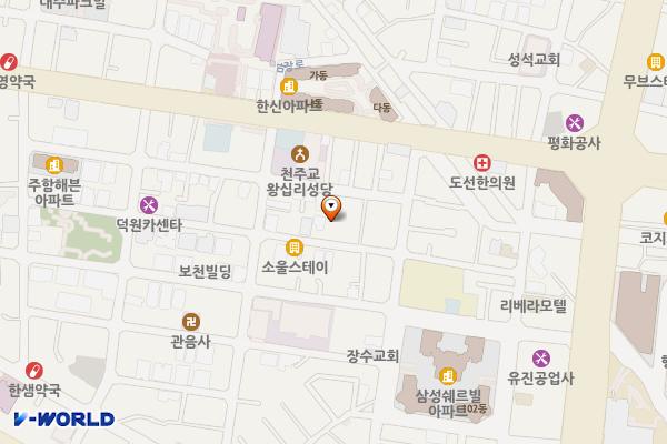 홍익동 공영주차장 화장실 위치 지도 — 서울특별시 성동구 무학로10길 28