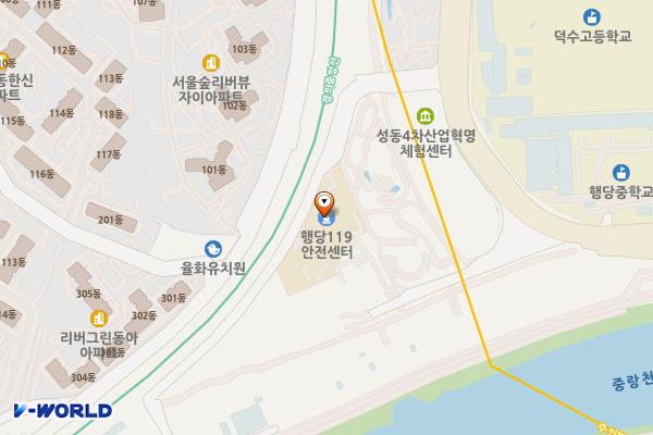성동소방서 위치 지도 — 서울특별시 성동구살곶이길 331(행당동)