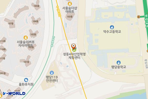 4차산업혁명체험센터 위치 지도 — 서울특별시 성동구 살곶이길 327