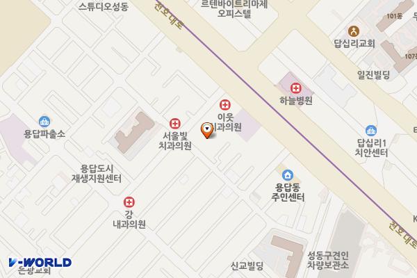 용답동 공영주차장 화장실 위치 지도 — 서울특별시 성동구 용답29길 22