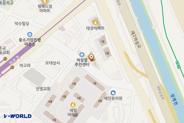 동마장어린이공원 위치 지도 — 서울특별시 성동구 마장동 780-1