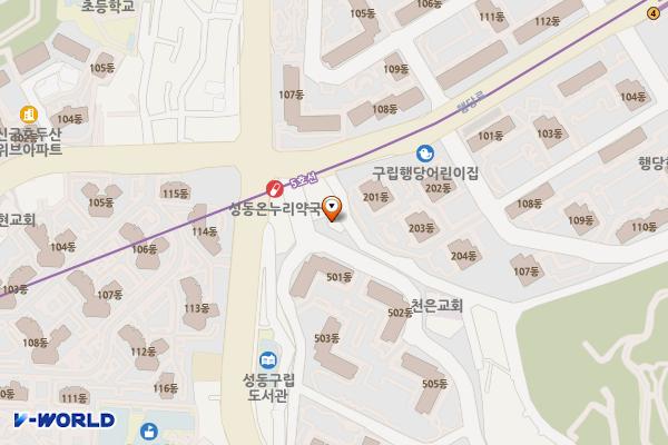 성동공유센터 2층 화장실 위치 지도 — 서울특별시 성동구 행당로6길 10