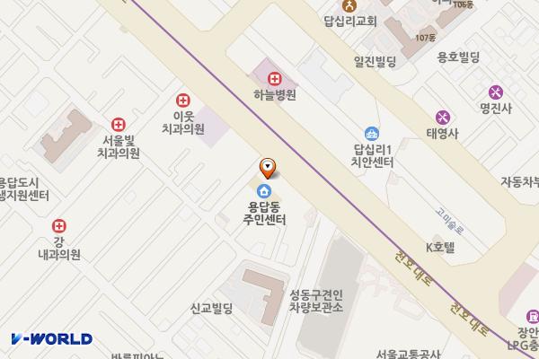 서울숲IT밸리 위치 지도 — 서울특별시 성동구 천호대로 324