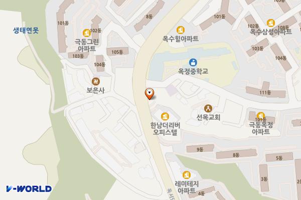 옥수주유소 위치 지도 — 서울특별시 성동구 독서당로 168 (옥수동)