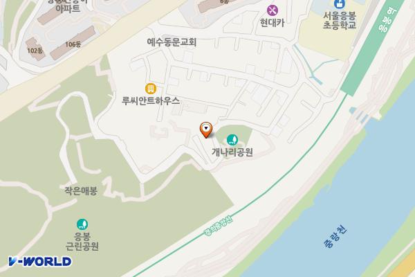 응봉개나리어린이공원 위치 지도 — 서울특별시 성동구 독서당로62가길 66