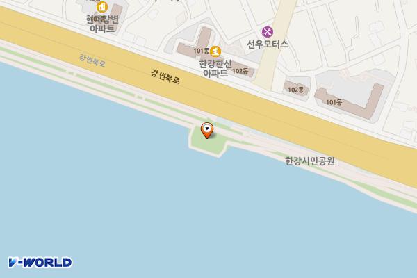 한강화장실 뚝섬16 화장실 위치 지도 — 서울특별시 성동구 강변북로 360