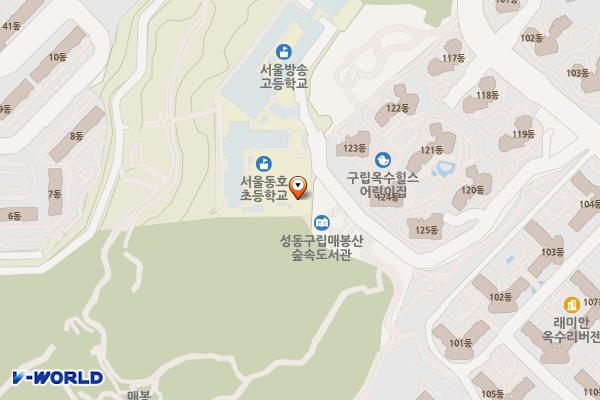 살곶이 궁터장 위치 지도 — 서울특별시 성동구 살곶이길 313