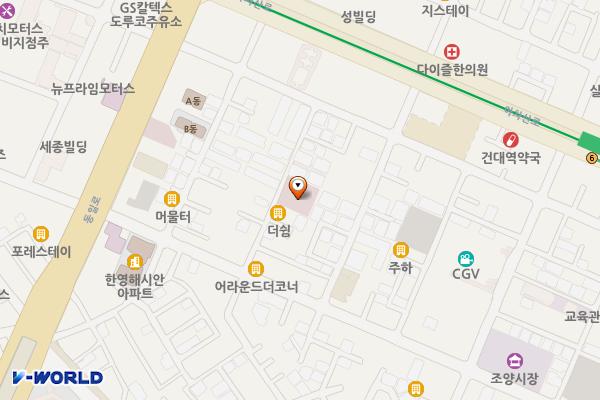 자양공공힐링센터 위치 지도 — 서울특별시 광진구 아차산로24길 17
