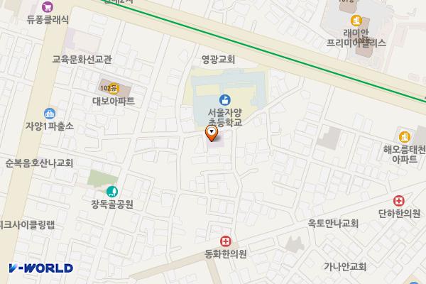 벧엘성서침례교회 위치 지도 — 서울특별시 광진구 아차산로44길 29