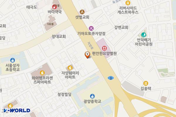 장호셀프주유소 위치 지도 — 서울특별시 광진구 자양로 37