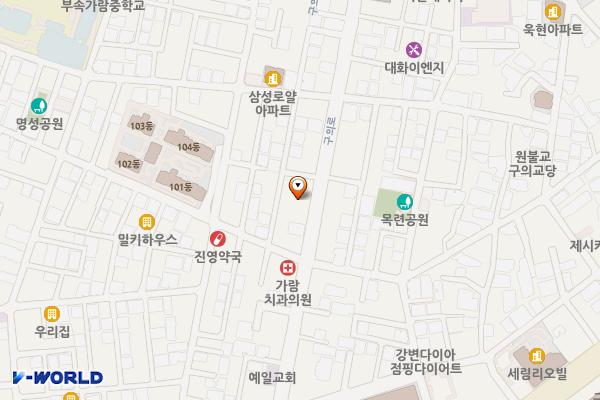 루마썬팅구의점 위치 지도 — 서울특별시 광진구 구의로 29-1