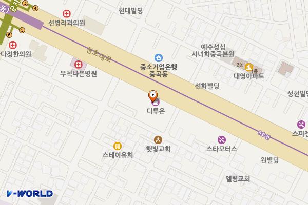 능동 주유소 위치 지도 — 서울특별시 광진구 천호대로 584