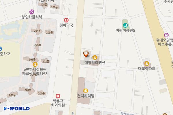 회원동 공영유료주차장 위치 지도 — 경상남도 창원시 마산회원구 회원동 30-60