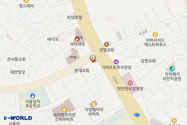 하나부동산 위치 지도 — 서울특별시 광진구 자양로 49