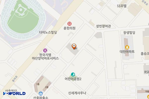 산호동상점가 공영주차장 위치 지도 — 경상남도 창원시 마산합포구 산호동 26-37