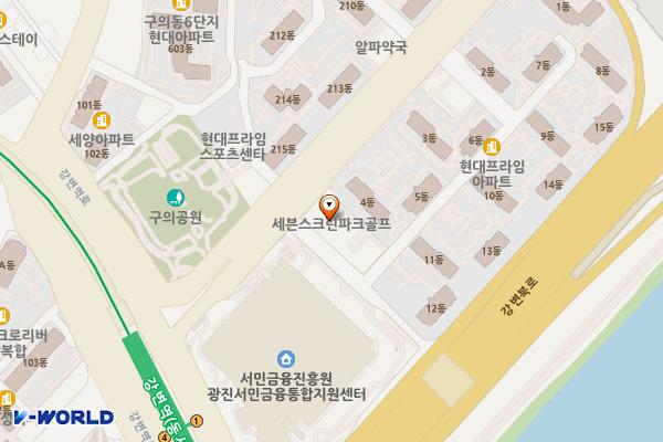 프라임프라자상가 위치 지도 — 서울특별시 광진구 광나루로56길 63