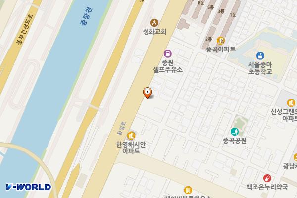 수경빌딩 위치 지도 — 서울특별시 광진구 동일로 388