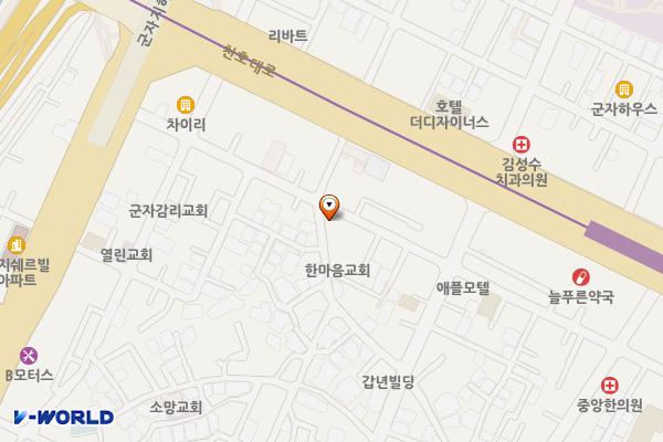 cu군자본점 위치 지도 — 서울특별시 광진구 동일로60길 40