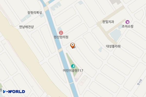 명서시장 제2공영주차장 위치 지도 — 경상남도 창원시 의창구 명서동 79-20