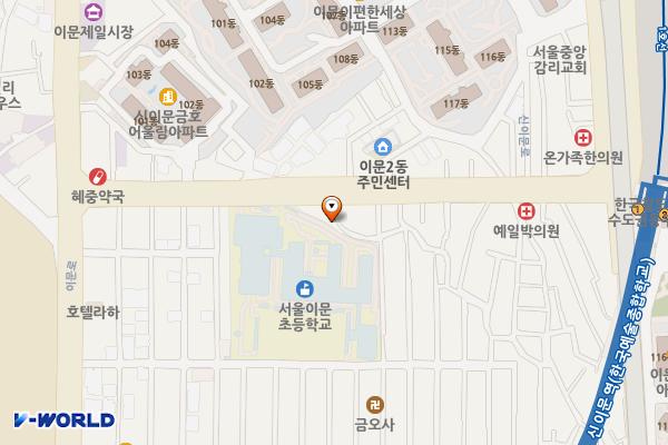 이문1마을마당 위치 지도 — 서울특별시 동대문구 신이문로12길 4