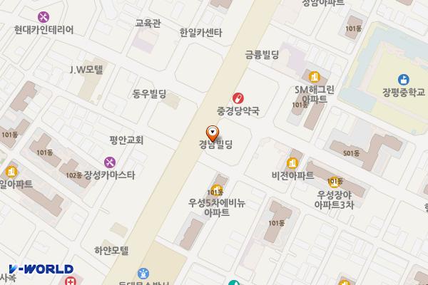 경남빌딩 위치 지도 — 서울특별시 동대문구 장한로 52