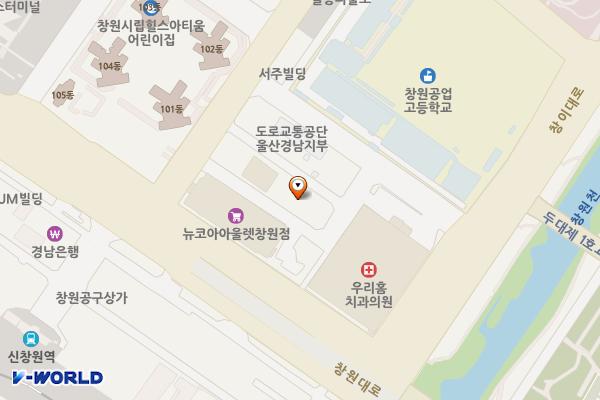 팔룡동 복합공영주차타워 위치 지도 — 경상남도 창원시 의창구 팔용동 31-3