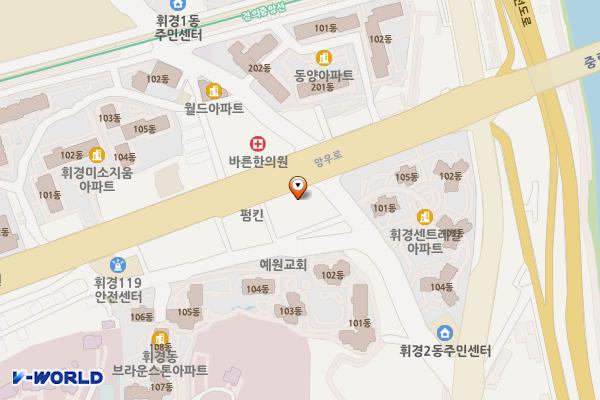 ㈜파랑에너지 공중화장실 위치 지도 — 서울특별시 동대문구 망우로 126