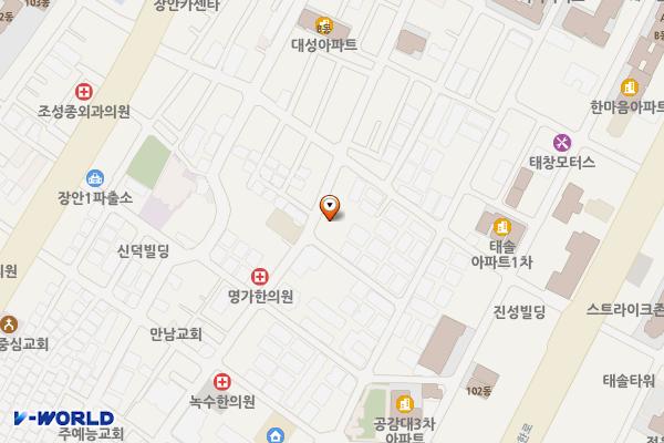 장안1동공영주차장 위치 지도 — 서울특별시 동대문구 답십리로66길 75