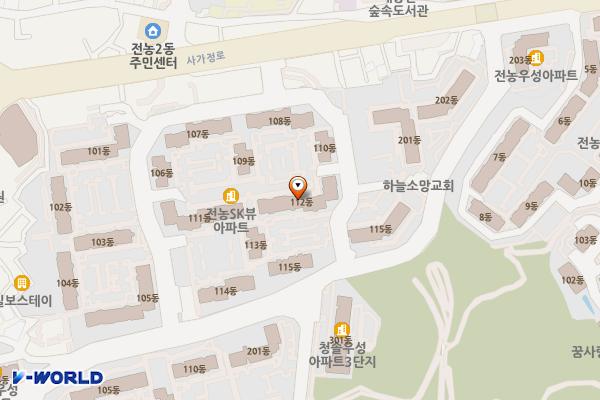 SK주상가 위치 지도 — 서울특별시 동대문구 사가정로 148