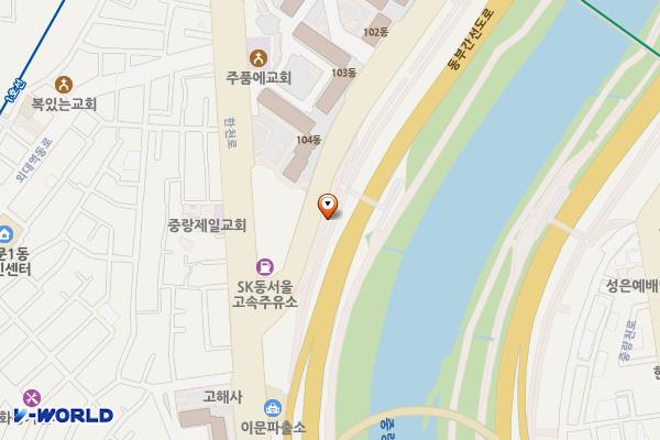 이문2제방 위치 지도 — 서울특별시 동대문구 한천로58길 22